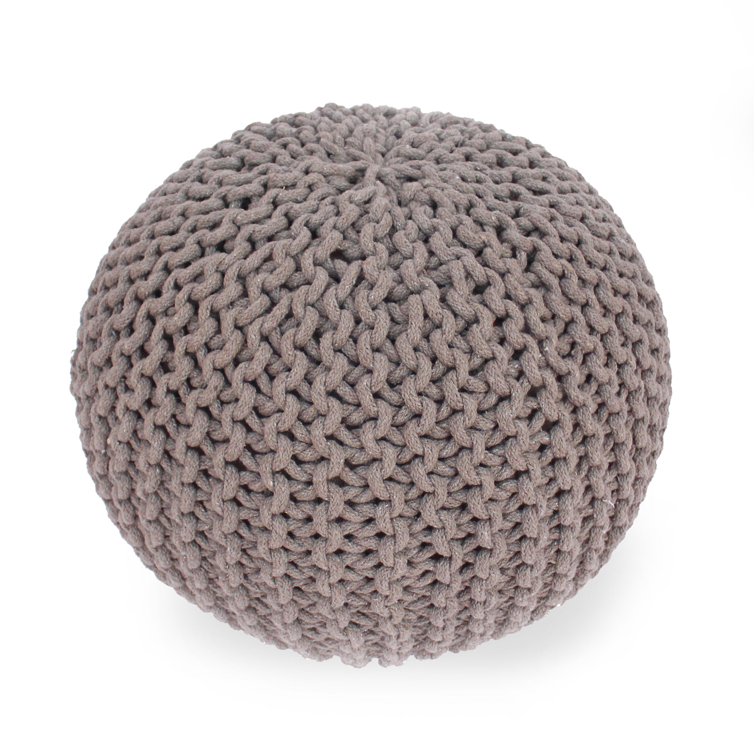 Poona Handcrafted Modern Cotton Pouf