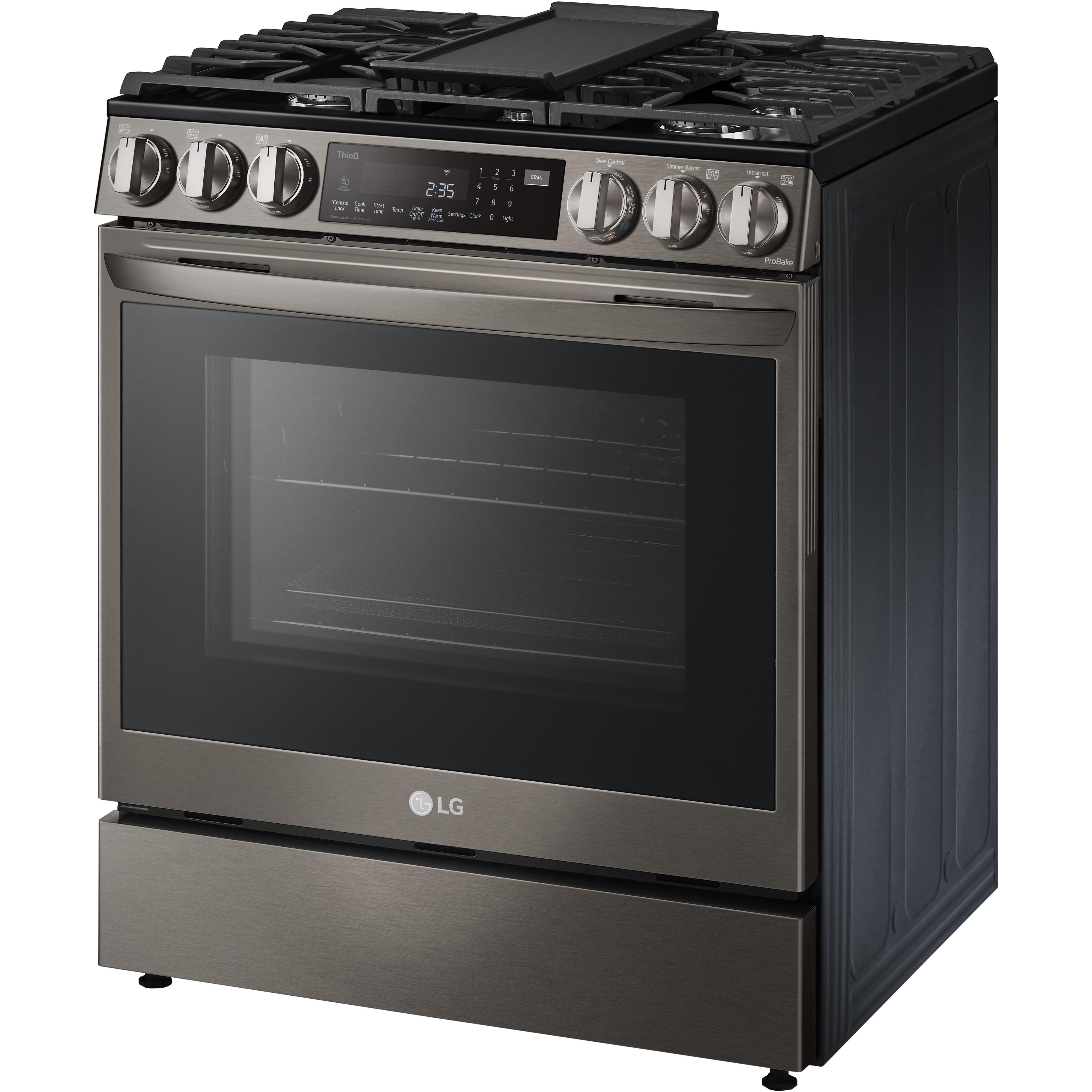 LG 30-inch Slide-In Gas Range with Air Fry LSGL6335D