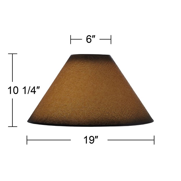 Top X 19 quot Bottom X 12 quot Slant X 10 25 quot High spider Replacement With Harp And Finial