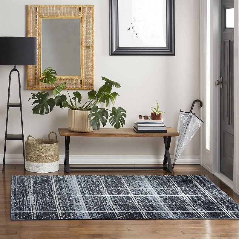 Everwash Treasure Arrow Modern Geometric Area Rug