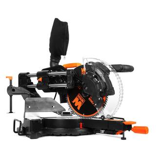 WEN 15-Amp 12-Inch Dual Bevel Sliding Compound Miter Saw with LED Cutline MM1215