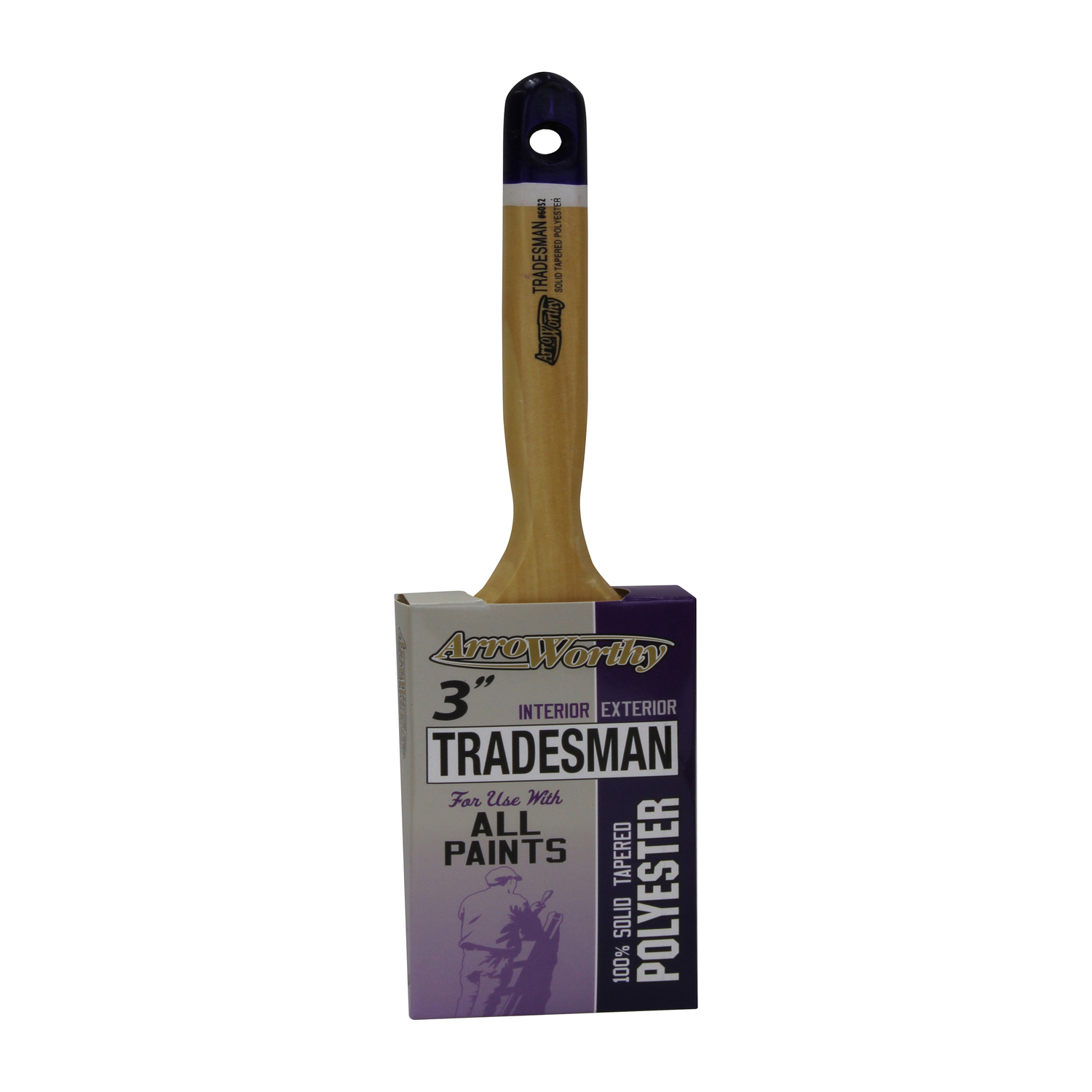 Arroworthy Tradesman 3 in. Flat Paint Brush