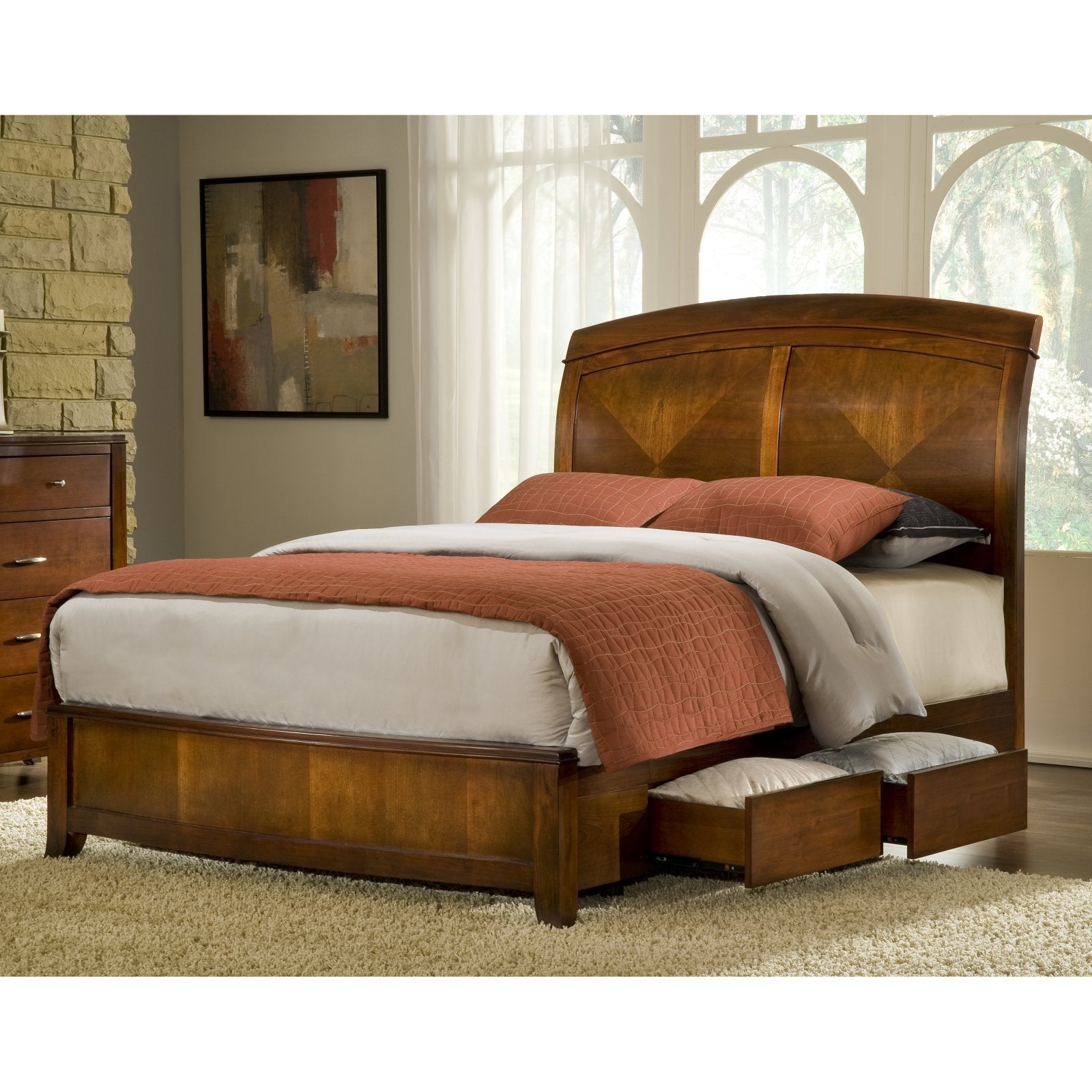 Modus Brighton Storage Sleigh Bed