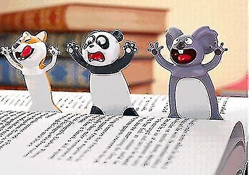 3d Bookmark， Cute Bookmark Inspire Children For Reading， 3d Cartoon Animal Bookmark For Children， Adults， Reading Lovers (g Dogs) (approx. 6.5 Cm)