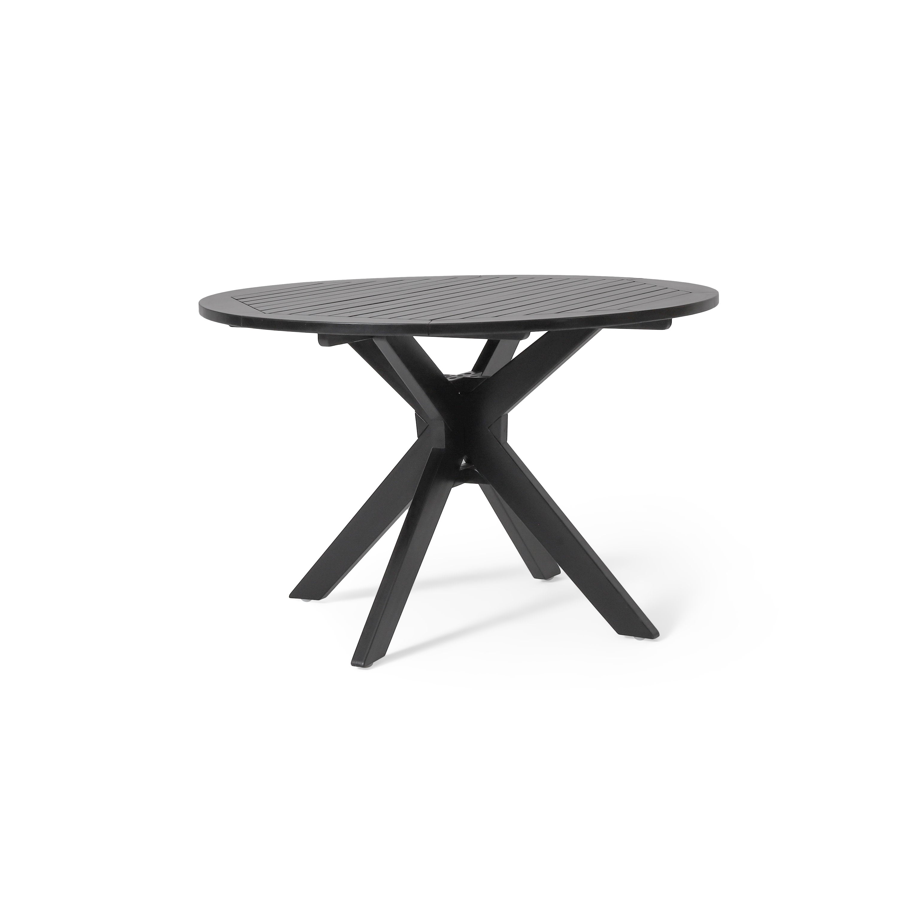 Clacton Indoor Acacia Wood Dining Table, Black