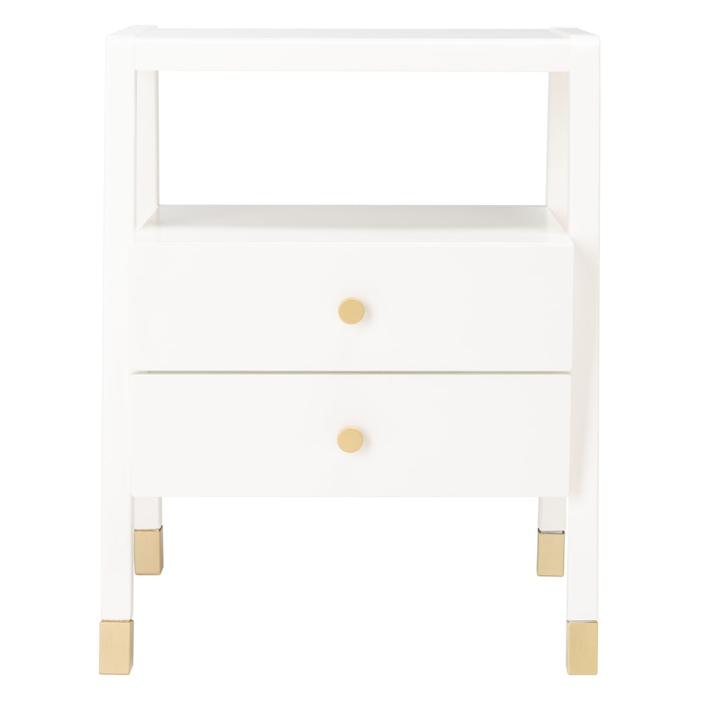 SAFAVIEH Cove 2 Drawer 1 Shelf Accent Table   19\