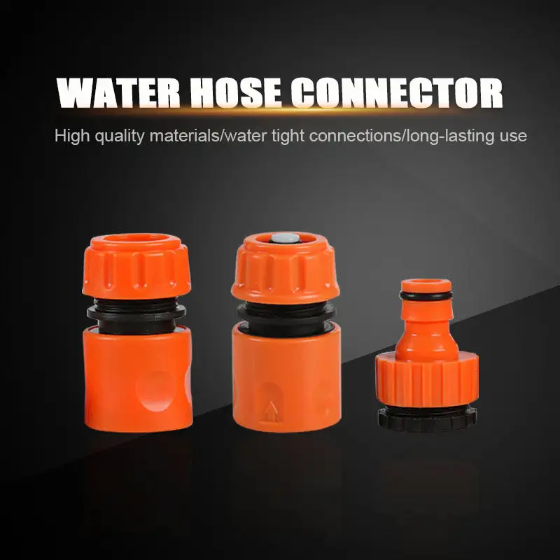 Household faucet Y-type three-way quick-connect diverter hose quick-co