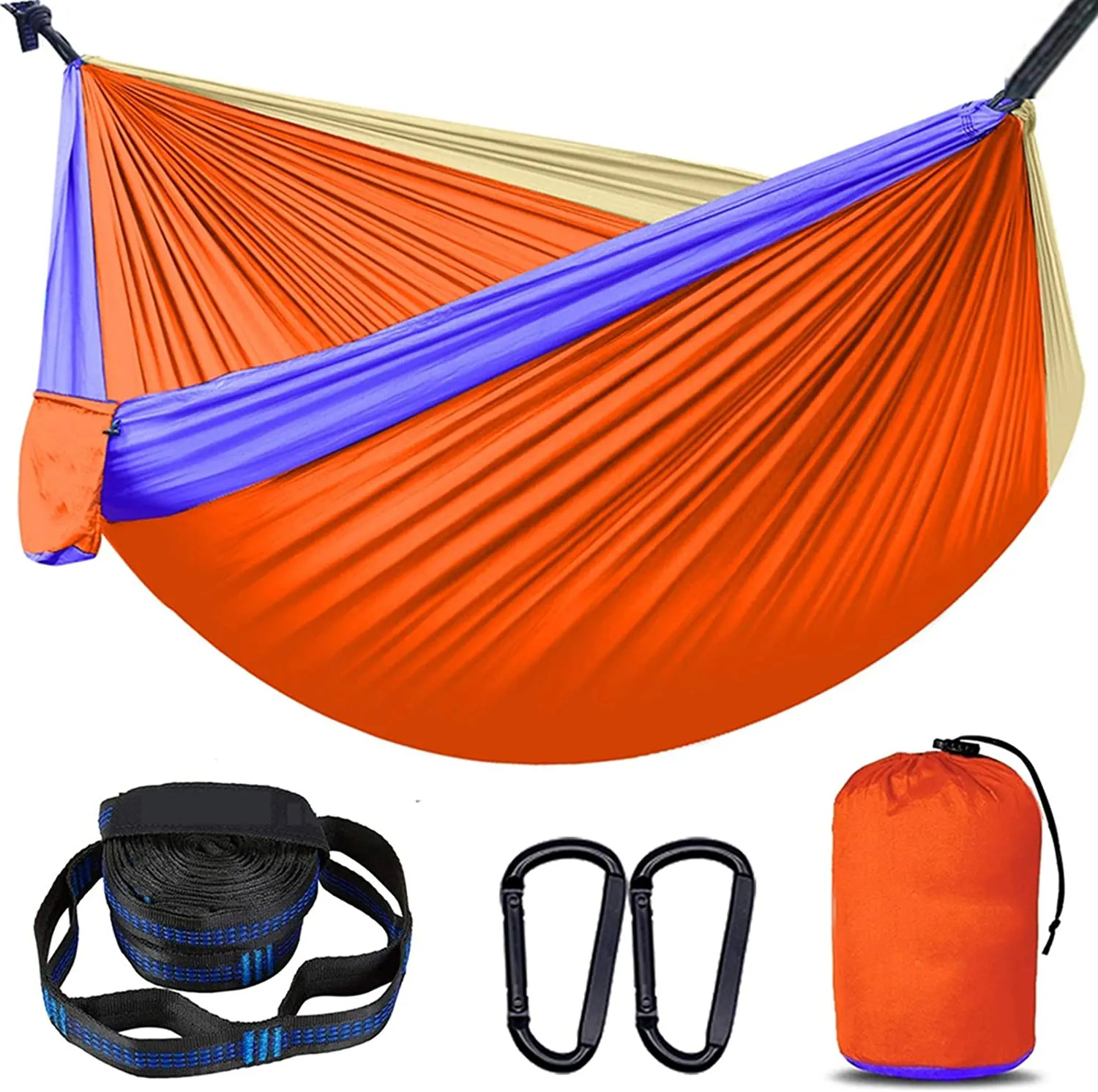 Good Quality Easy Setup Portable Nylon Hammocks Outdoor Camping