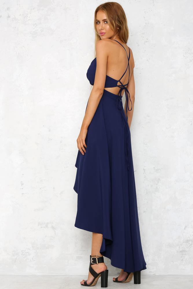 Live In Fantasy Maxi Dress Navy