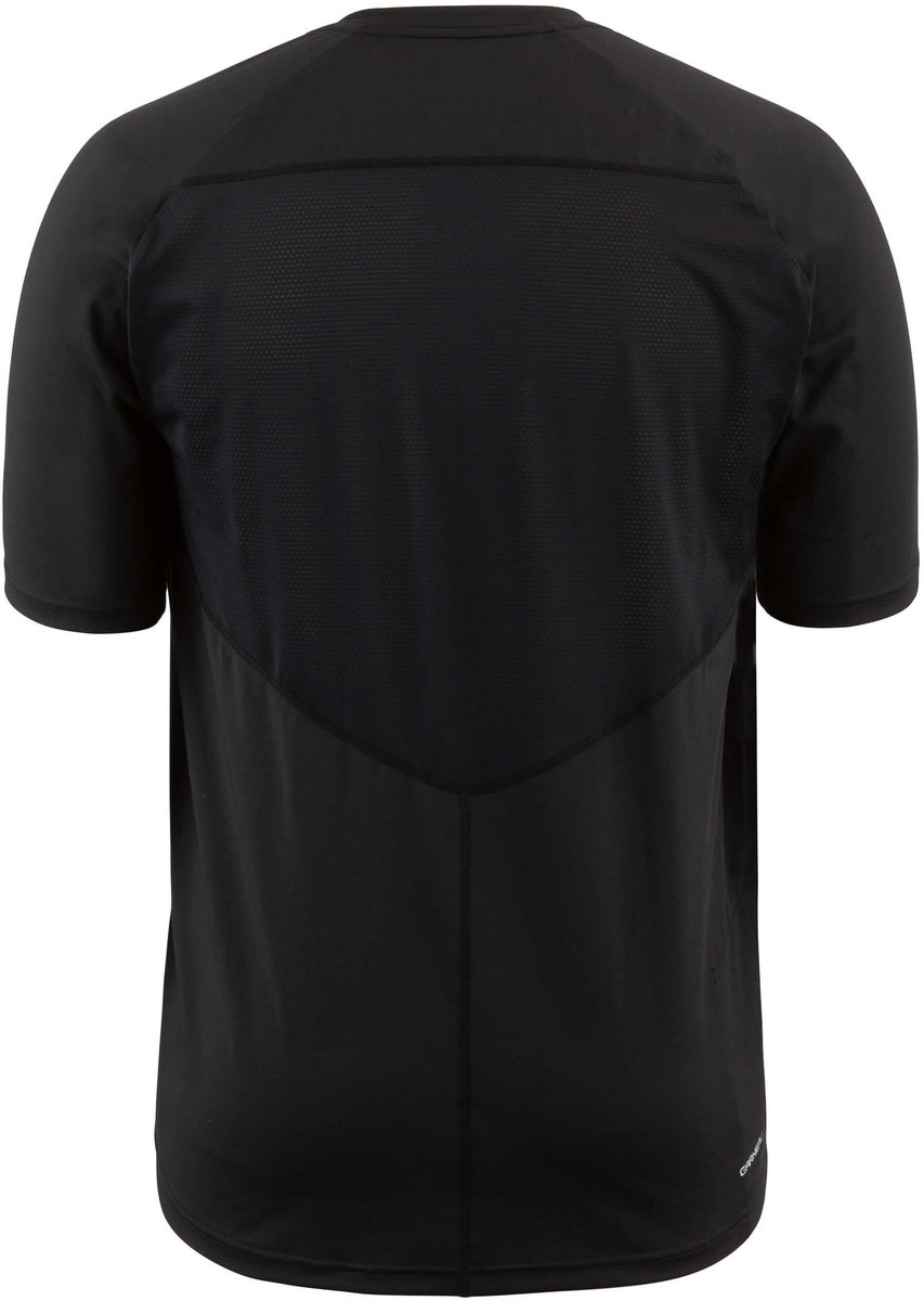 Louis Garneau HTO 3 Short Sleeve MTB Jersey - Black - 2022