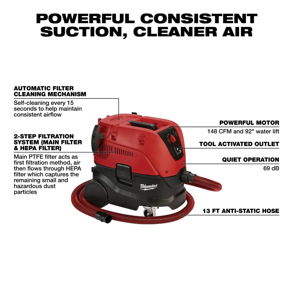 8 Gallon Dust Extractor ;