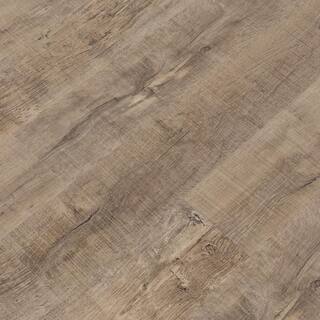 MSI Woodland Rustic Pecan 12 MIL x 7.1 in. W x 48 in. L Click Lock Waterproof Luxury Vinyl Plank Flooring (23.8 sqftcase) HD-LVR5012-0011