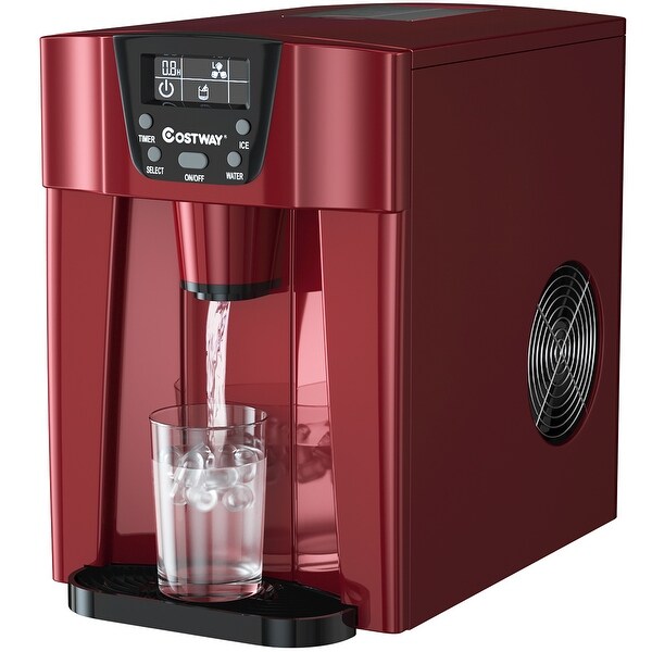 2 In 1 Multifunctional Ice Maker Water Dispenser with LCD Display