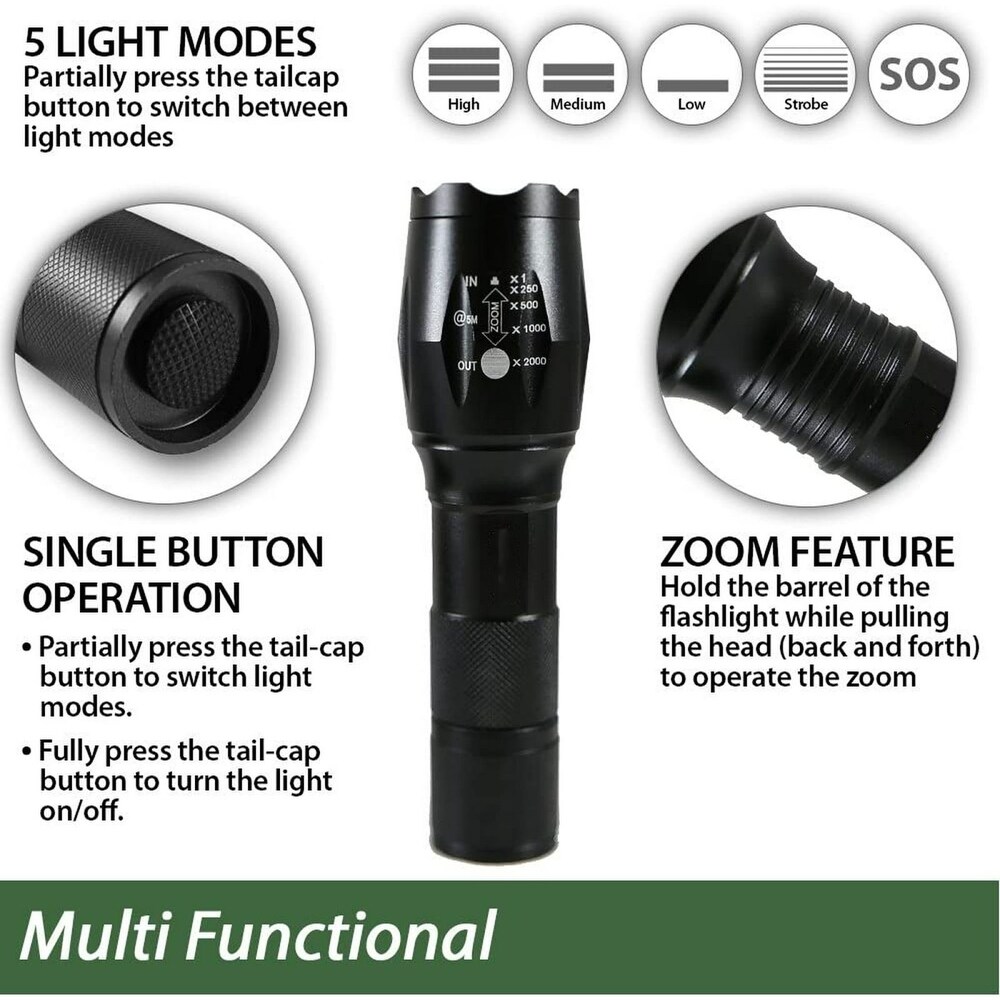 Handheld Light with 5 Light Mode