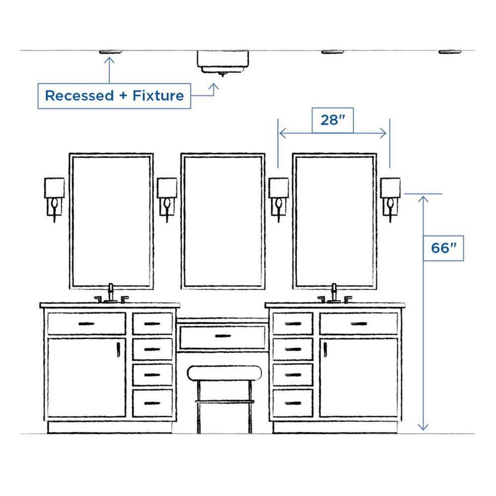 Progress Lighting Barril Collection 24 in. Brushed Nickel Medium Modern Integrated LED Linear Vanity 1-Light with Acrylic Diffuser P300408-009-30