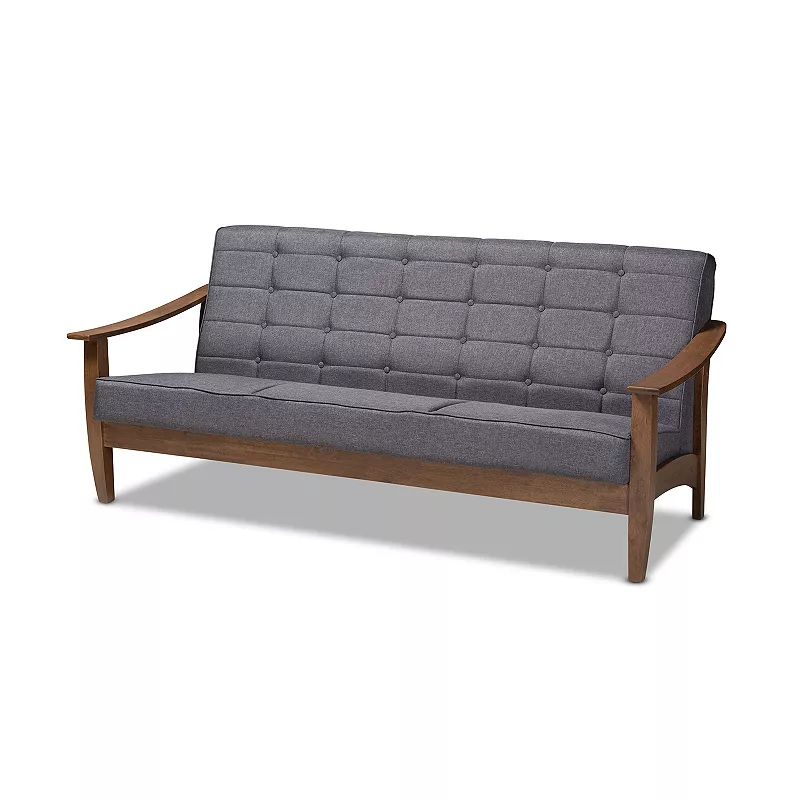 Baxton Studio Larsen Grey Sofa