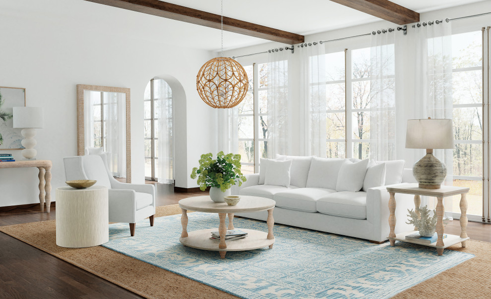 Serenity Swale Round Side Table   Transitional   Side Tables And End Tables   by Hooker Furniture  Houzz