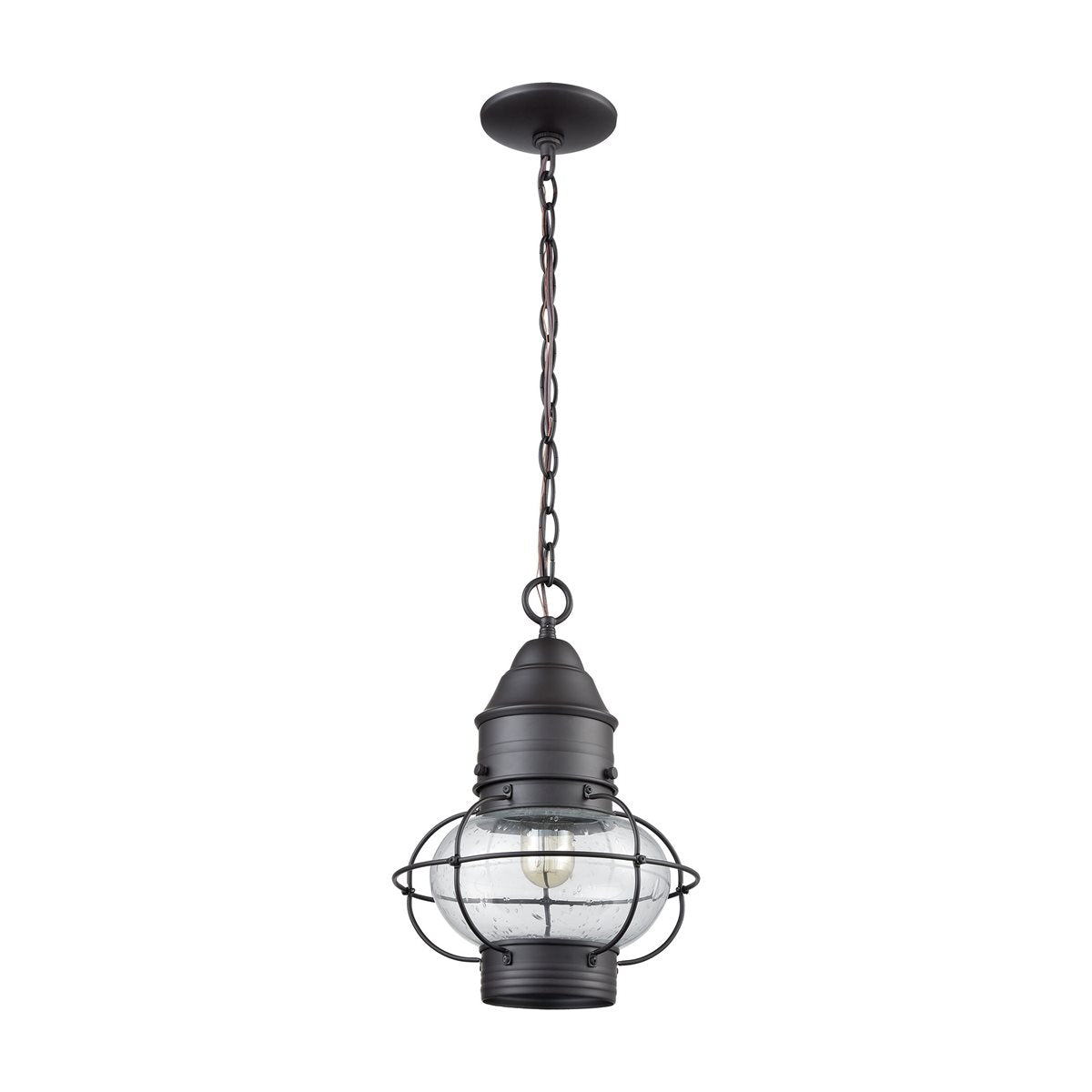 Onion 1 Outdoor Pendant in Oil Rubbed Bronze design by BD Fine Lighting