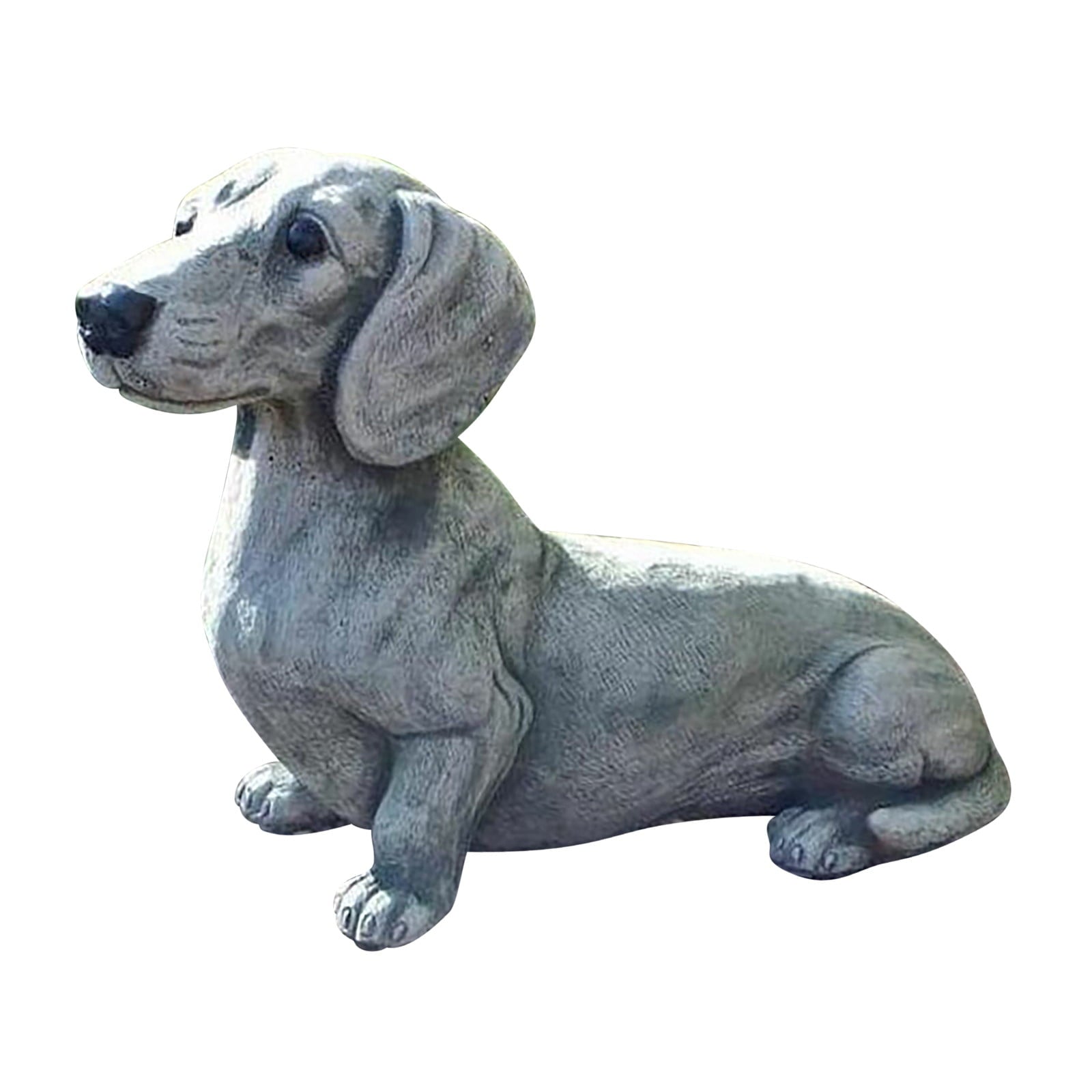 Yawots Resin Cute Gardening Decoration Dog Statue Ornament Sculpture Dog Ornament Garden Statues and Sculptures Outdoor Decor for Patio Yard Lawn Porch Outsides