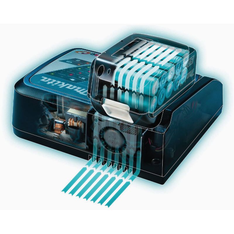 Makita 18V Tool Battery Charger Starter Kit with Bag