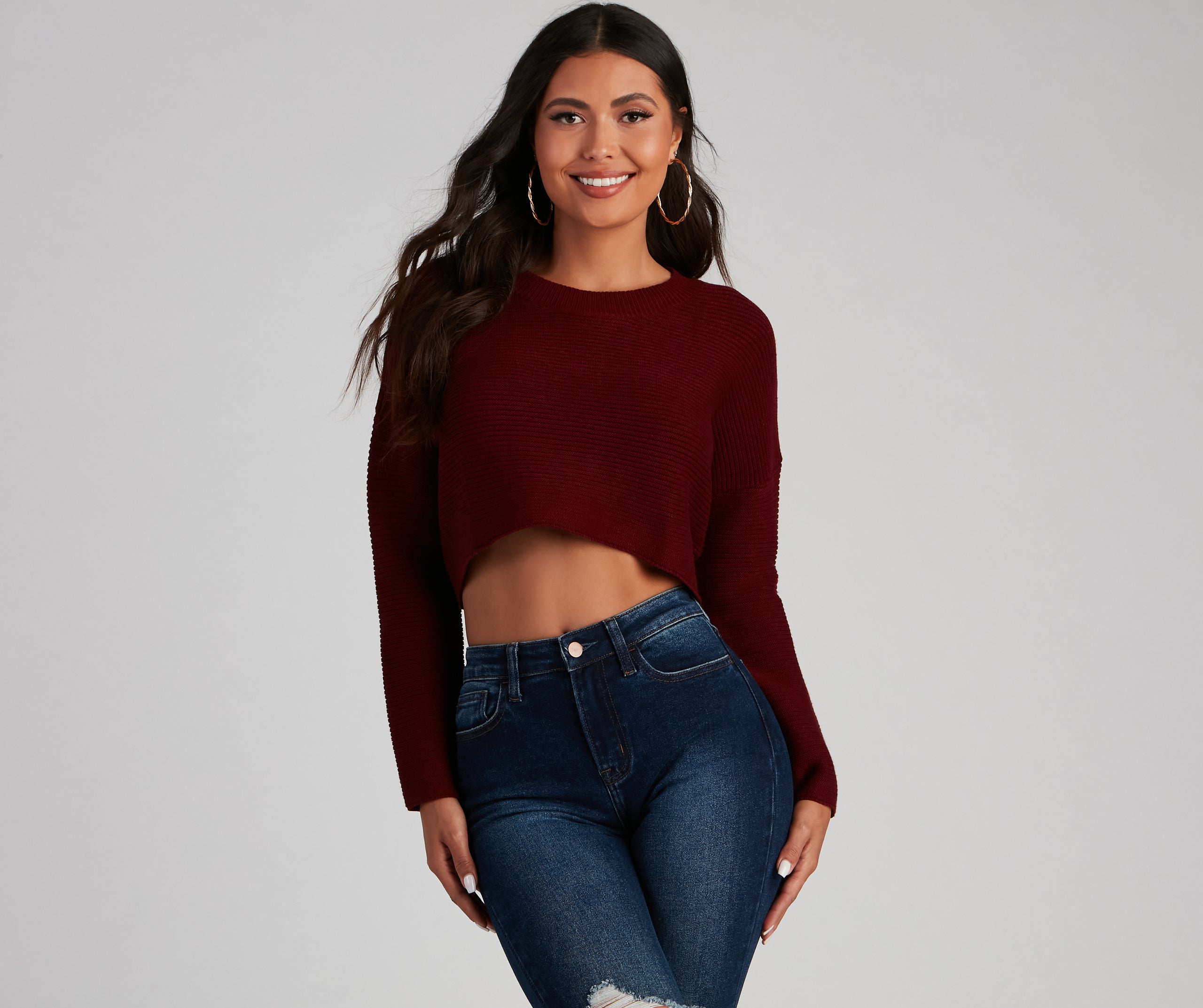 Cuddly Classics Rib Knit Sweater