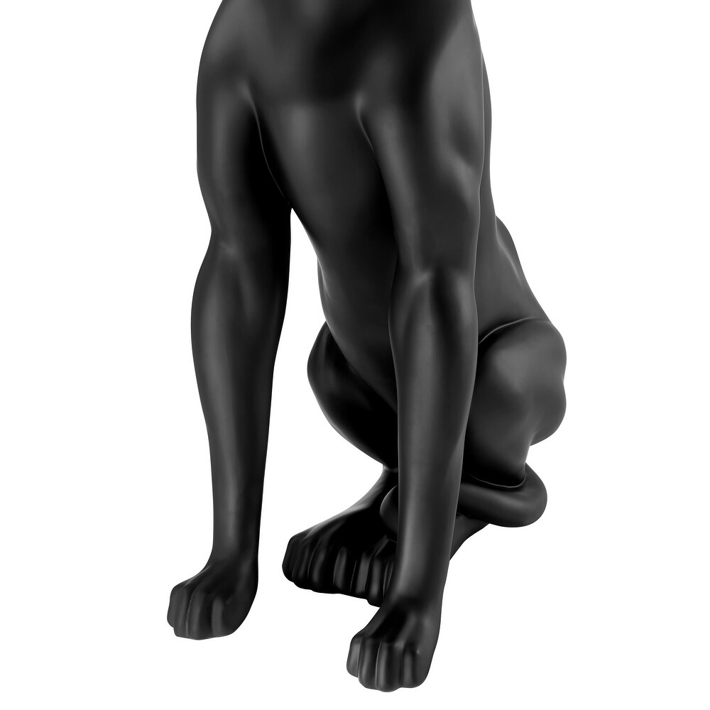 Large Sitting Panther Sculpture