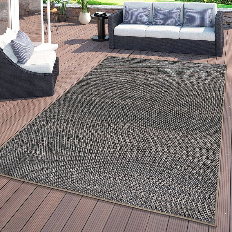 World Rug Gallery Contemporary Abstract Indoor Outdoor Area Rug