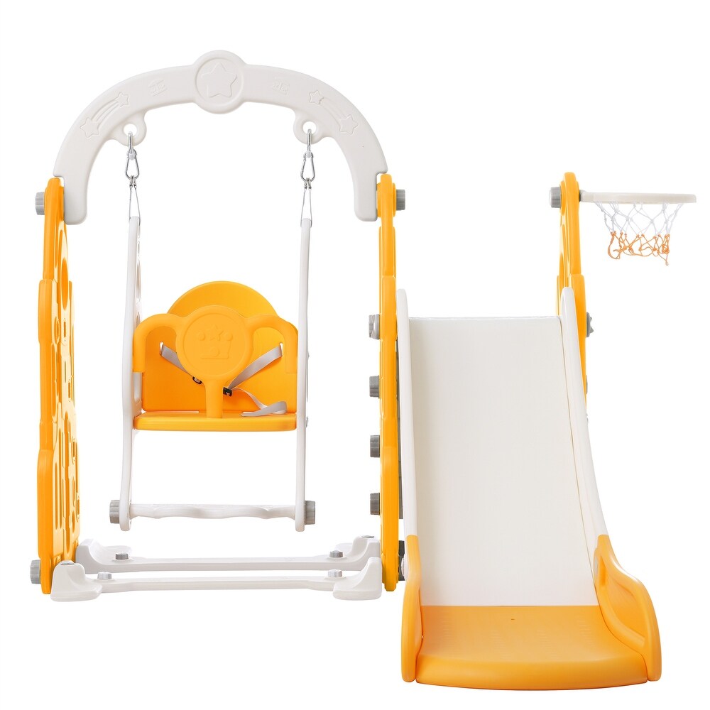 Toddler Slide and Swing Set 4 in 1