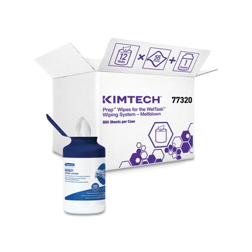 Kimtech WetTask System Prep Wipers for Bleach