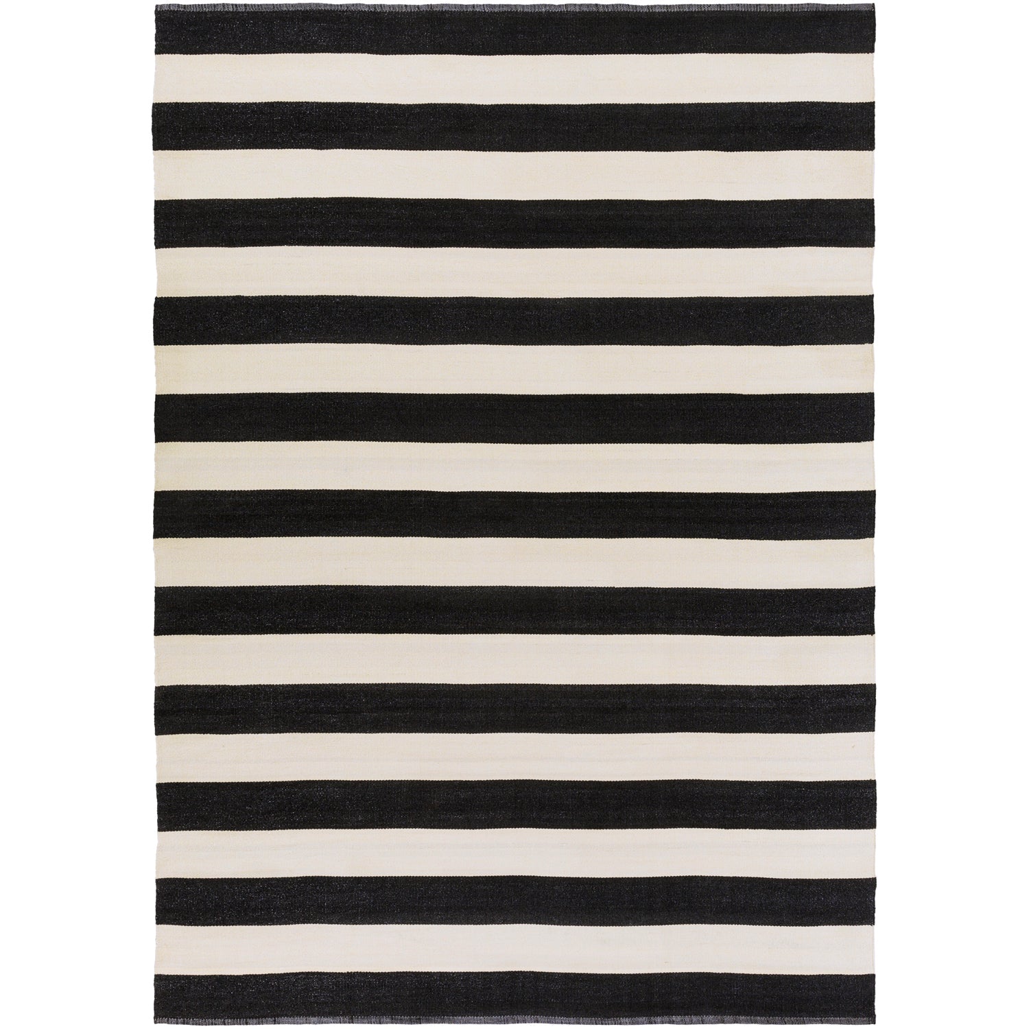 Picnic Outdoor Rug in Black & Cream