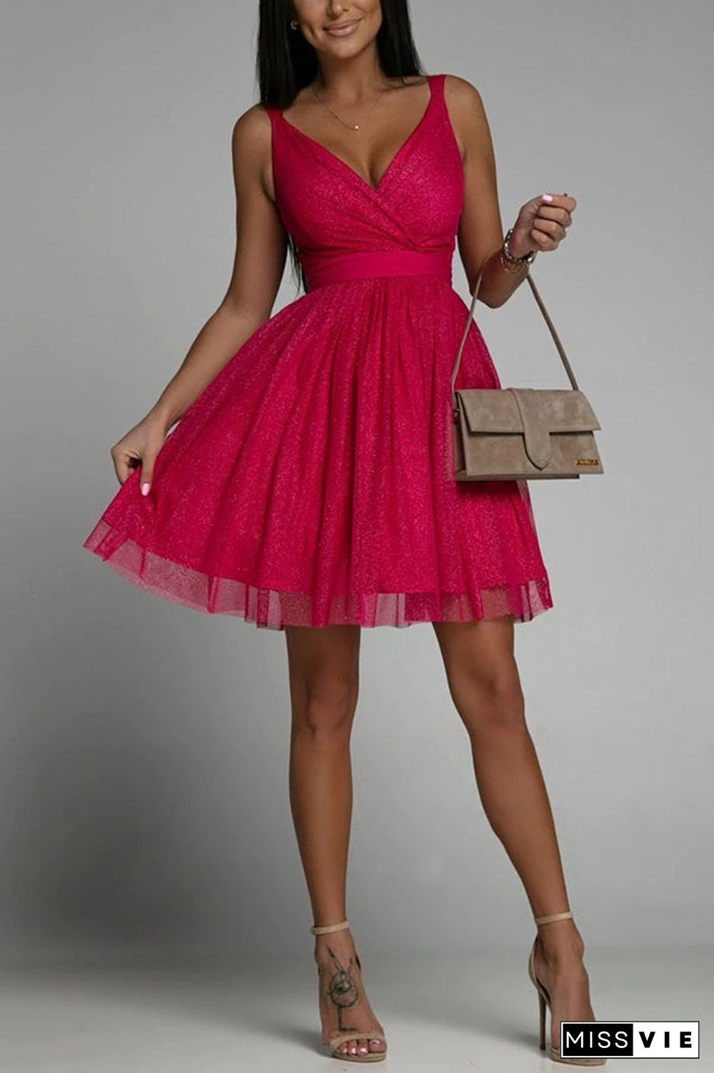 Keep It Fancy Tulle Party Event Mini Dress