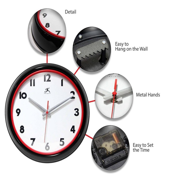 Lux Wall Clock Infinity Instruments