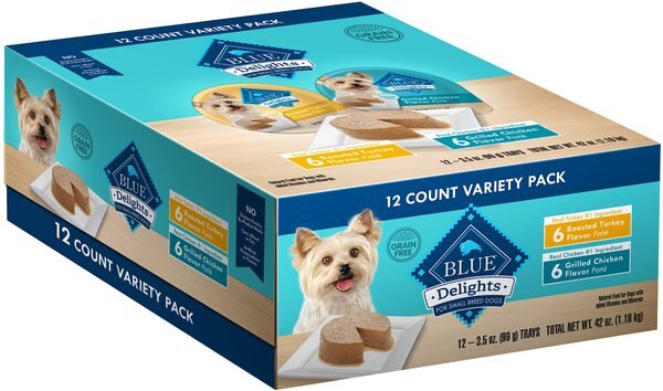 Blue Buffalo Divine Delights Roasted Turkey and Grilled Chicken Variety Dog Food Trays