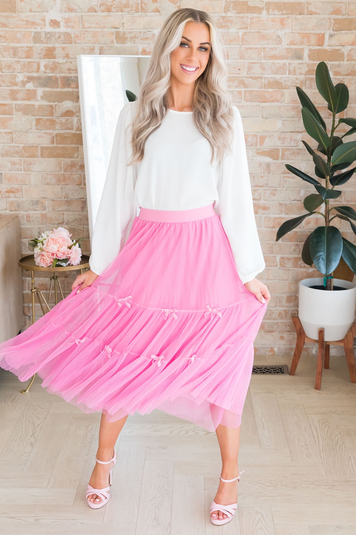 Beautiful Bows Modest Tulle Skirt