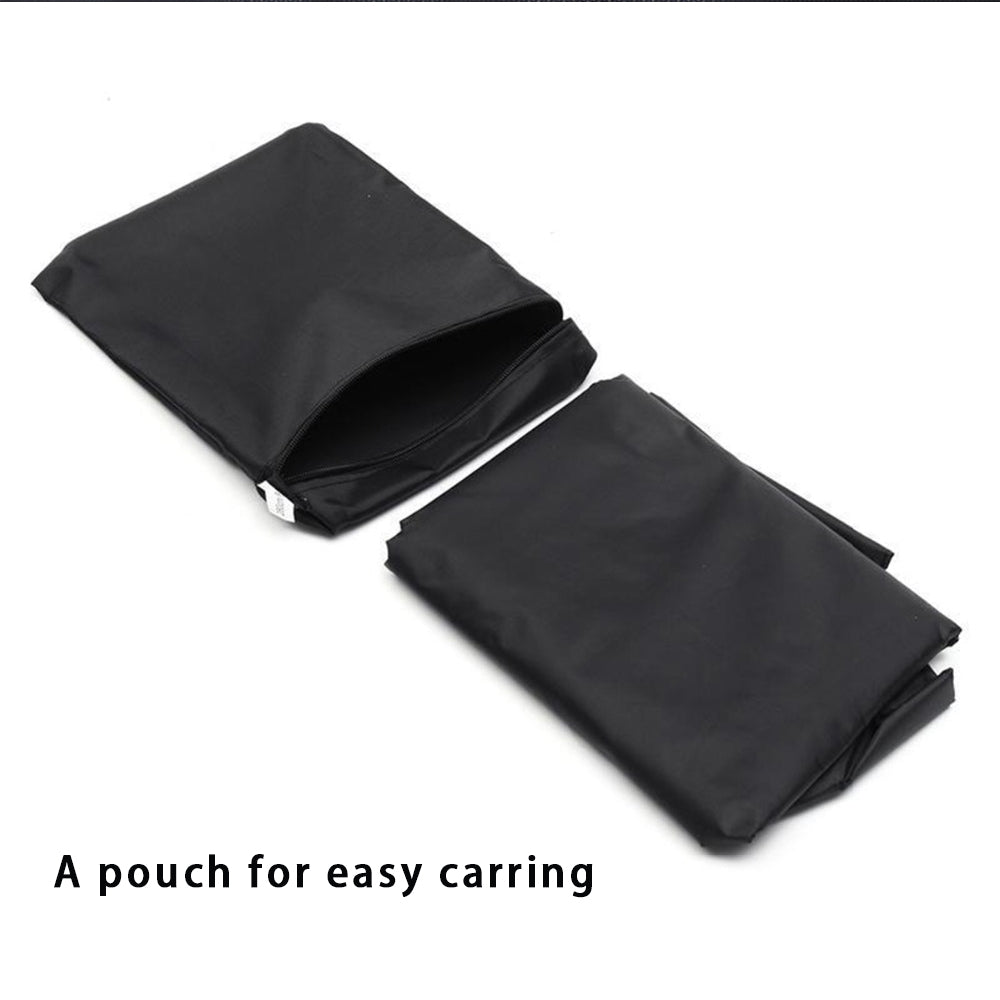 Waterproof 210D Heavy Duty Patio Umbrella Cover Outdoor Canopy Protect Carry Zipper Bag 7'-13' Black