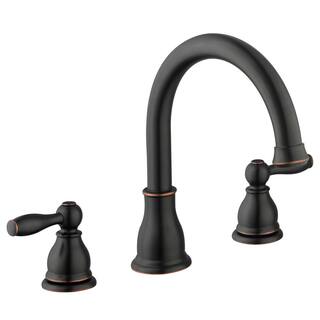 Glacier Bay Mandouri 2-Handle Deck Mount Roman Tub Faucet in Bronze HD67420-3127D