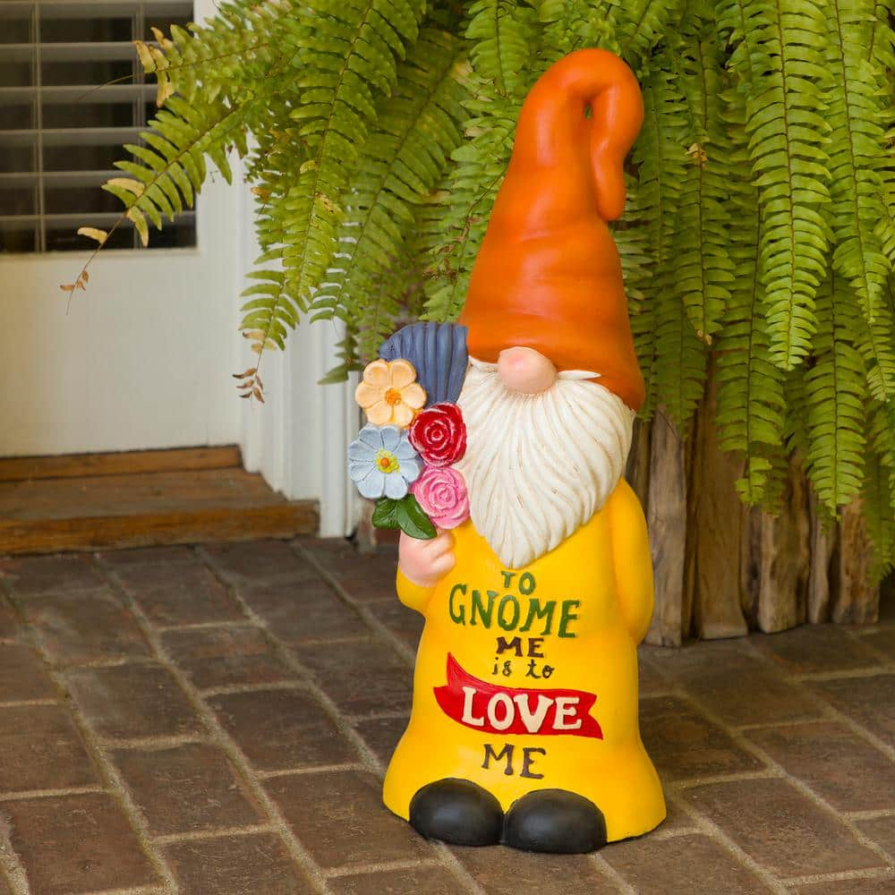 Alpine Corporation 24 in. H To Gnome Me Is To Love Me