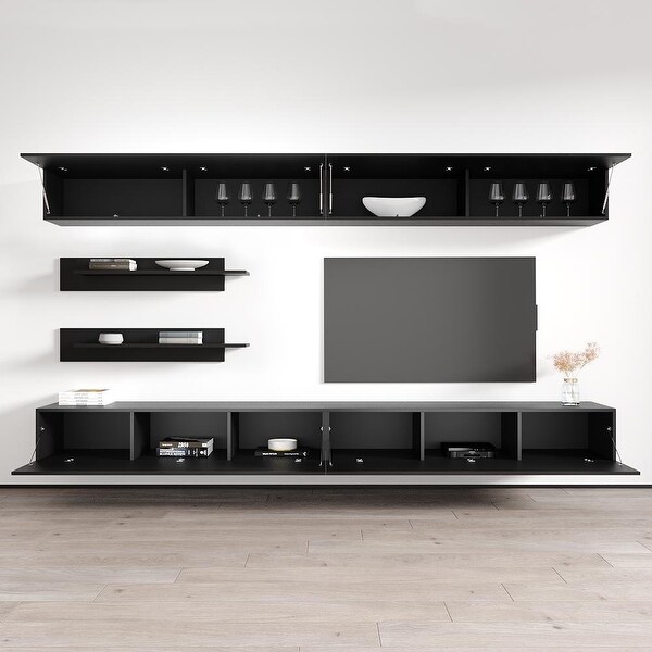 Fly I1 30TV Wall Mounted Floating Modern Entertainment Center