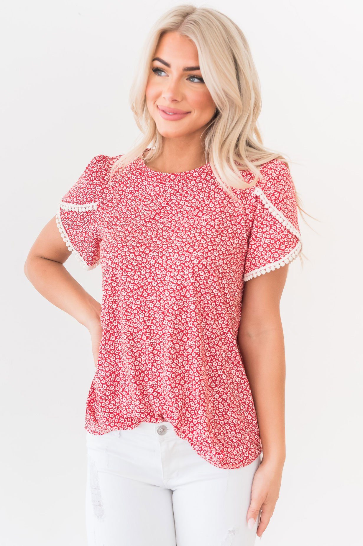 Best Days Ahead Modest Blouse