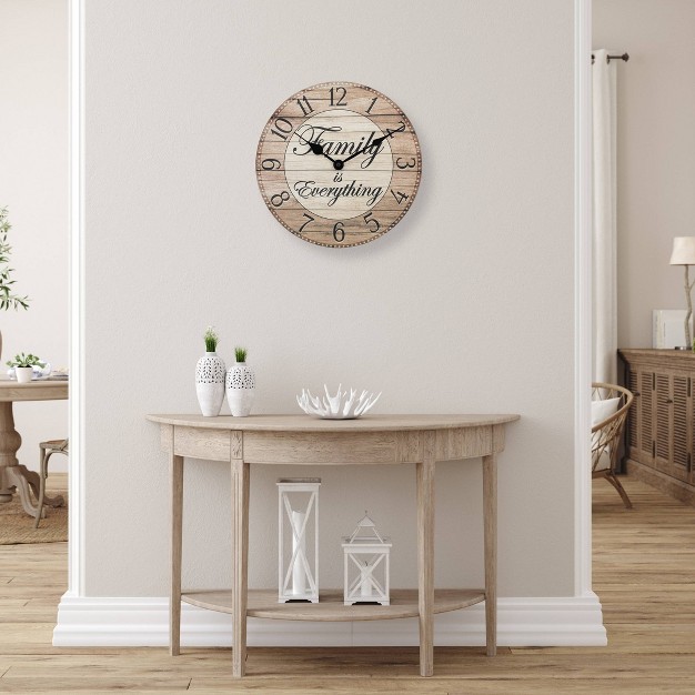 x27 family Is Everything x27 Wall Clock Westclox