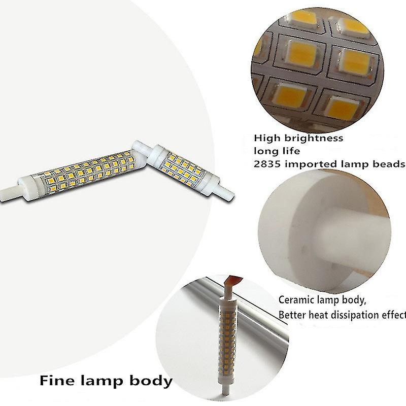 R7s Led 78mm 118mm 135mm Bulb 10w 15w 20w Smd 2835 Lampada Led Lamp Saving Replace Halogen Light|led Bulbs