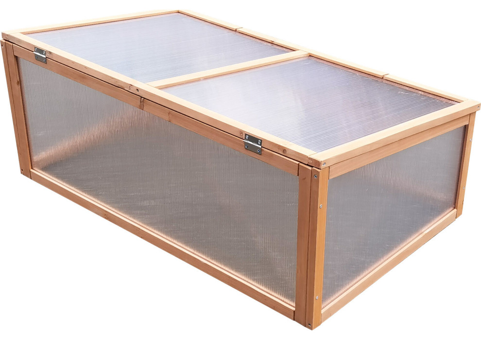 Indoor/Outdoor Portable Cold Frame Greenhouse 29.9 In. x 18.5 In. x 43.3 In.   Greenhouses   by Almo Fulfillment Services  Houzz