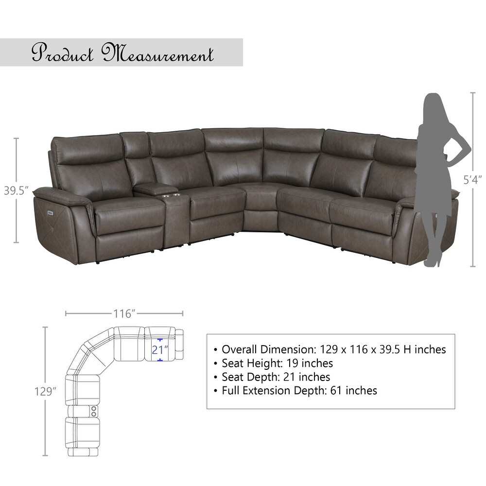 Blythe Power Modular Reclining Sectional Sofa