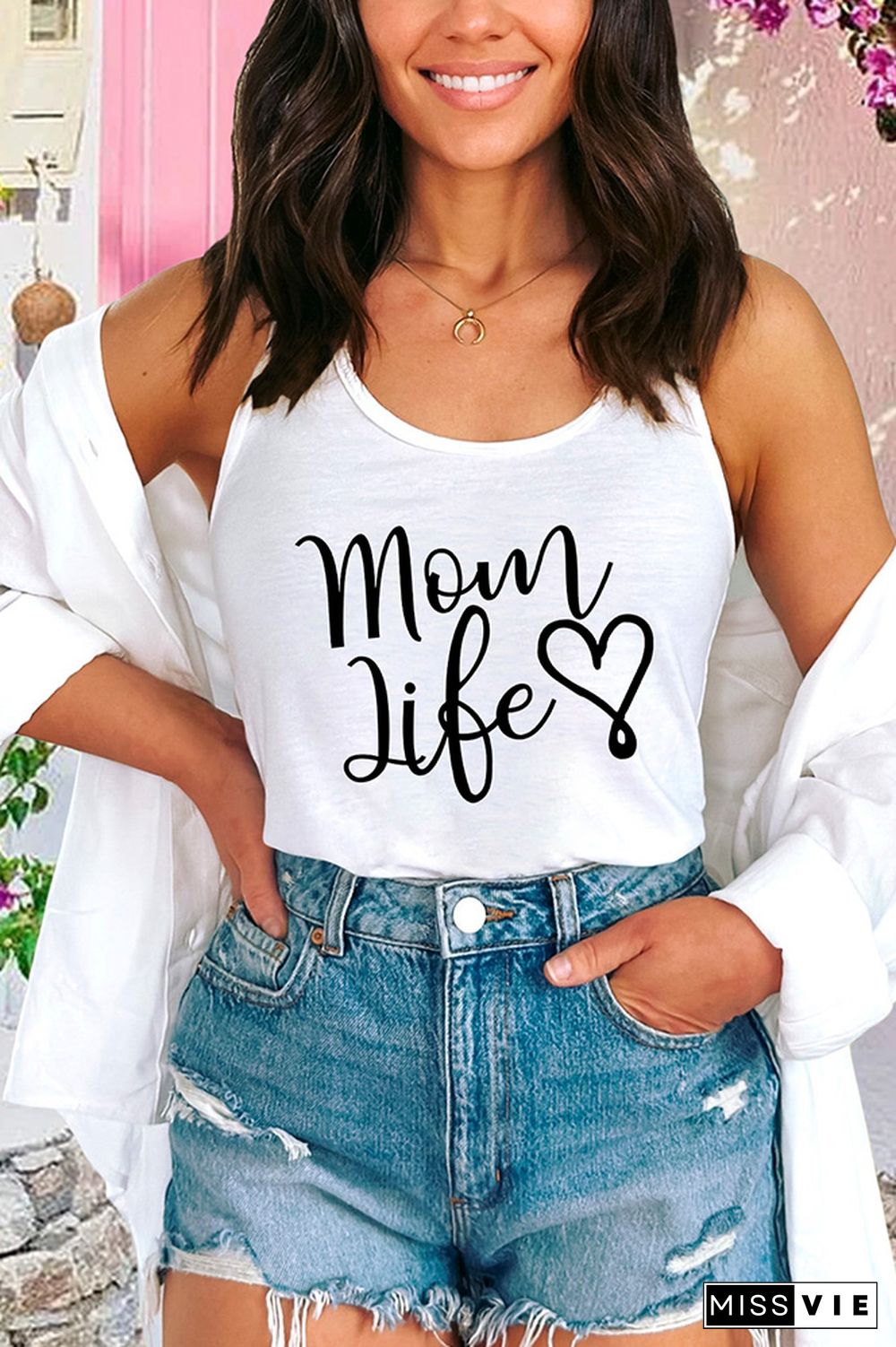 MOM LIKE Sleeveless Tank Top