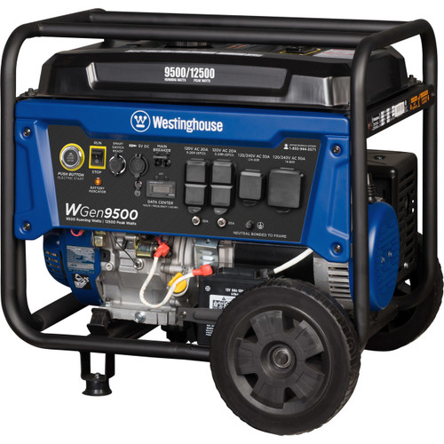 Westinghouse WGen9500DF  9500W Dual Fuel  Electric Start Portable Generator