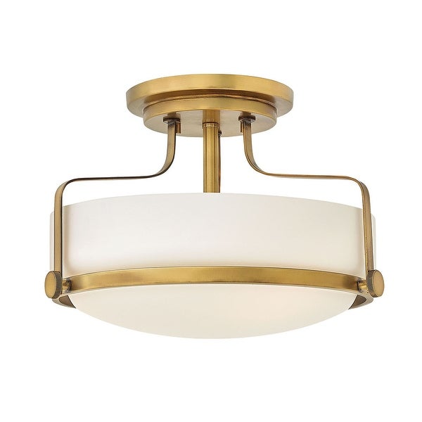 Hinkley Lighting Harper 3 Light 15 Wide Semi-Flush Bowl Ceiling