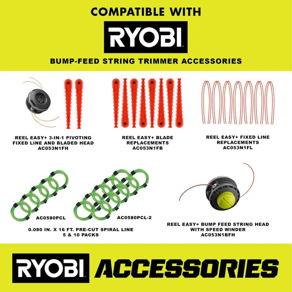 RYOBI 18 in. 10 Amp Attachment Capable Electric String Trimmer RY41135