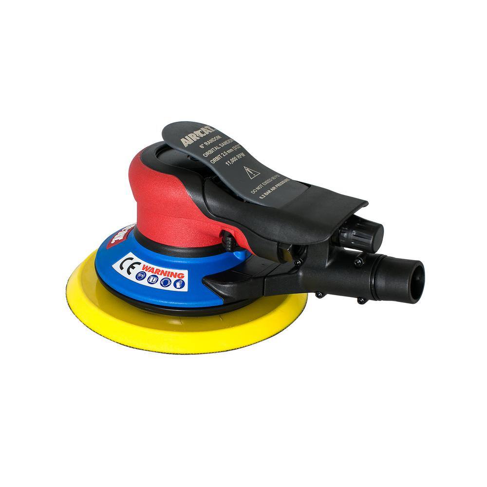 AIRCAT Composite 6 in. Central Vac Orbital Palm Sander 332 in. Orbit 6700-6-332CV