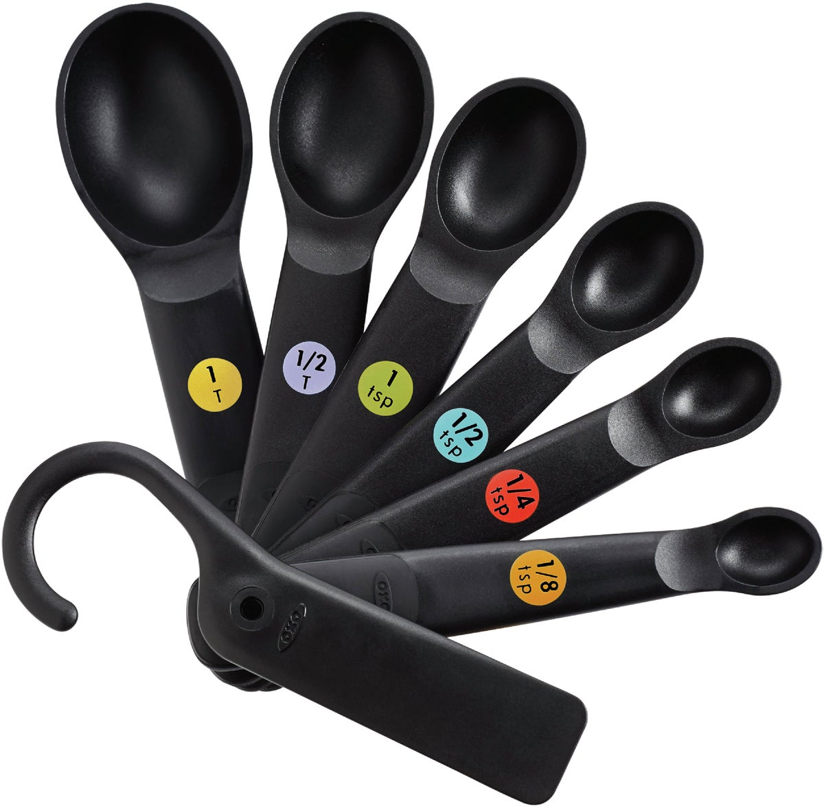 OXO Good Grips Plastic Measuring Spoon Set Black