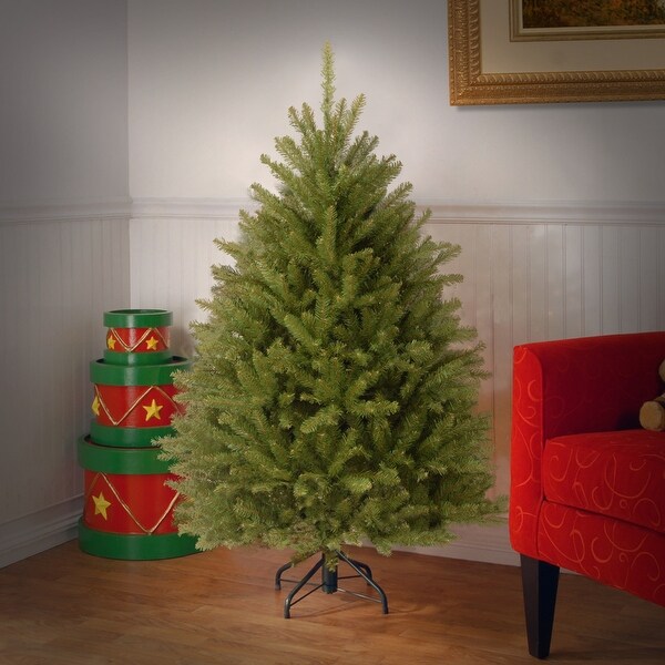 National Tree Company 4.5 ft. Fir Prelit or Unlit Artificial Hinged Tree